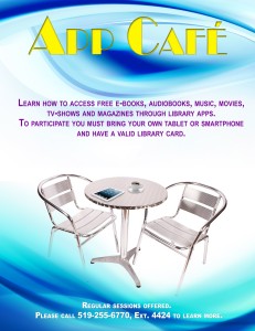 App Cafe generic poster