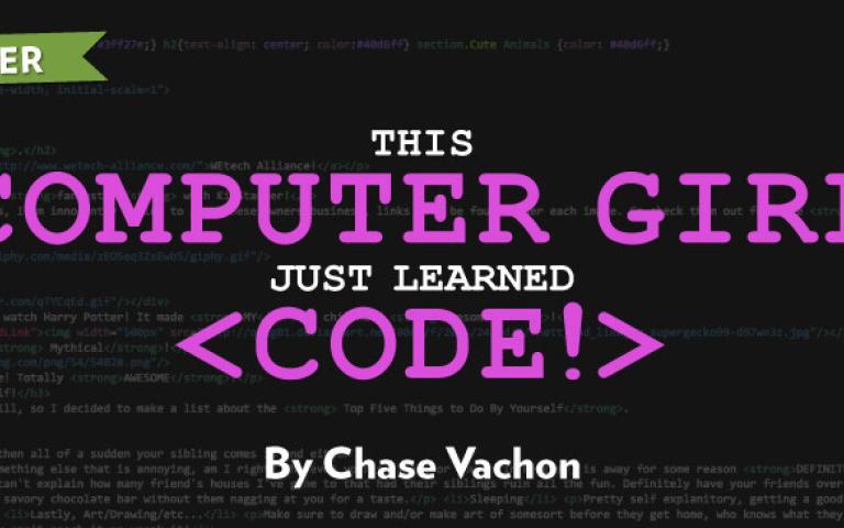 This Computer Girl Just Learned Code!
