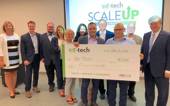WEtech Accelerator That Helps Tech Startups Scale Awards First $10k Prize