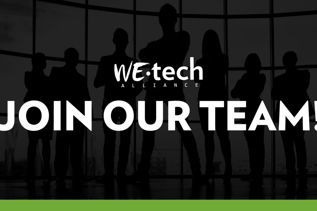WEtech is Hiring! Manager of Programs and Events (1-Year Contract)