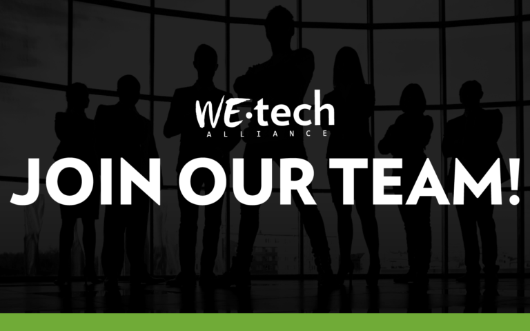 WEtech is Hiring! Manager of Programs and Events (1-Year Contract)