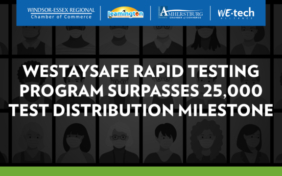 WEStaySafe Rapid Testing Program Surpasses 25,000 Test Distribution Milestone