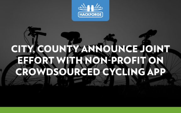 City, County Announce Joint Effort with Non-Profit on Crowdsourced Cycling App