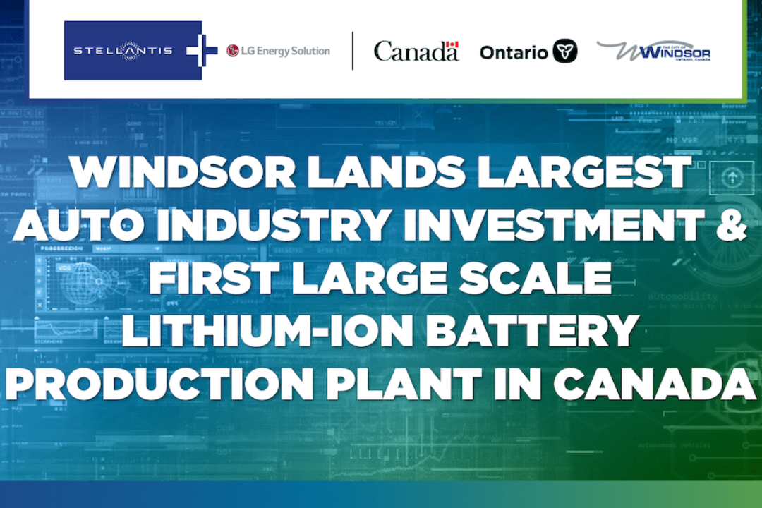 Windsor Lands Largest Auto Industry Investment In Canada’s History
