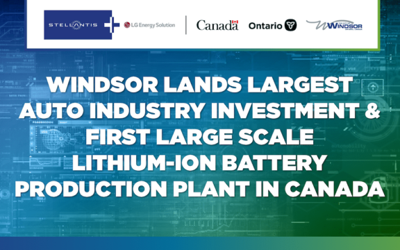 Windsor Lands Largest Auto Industry Investment In Canada’s History