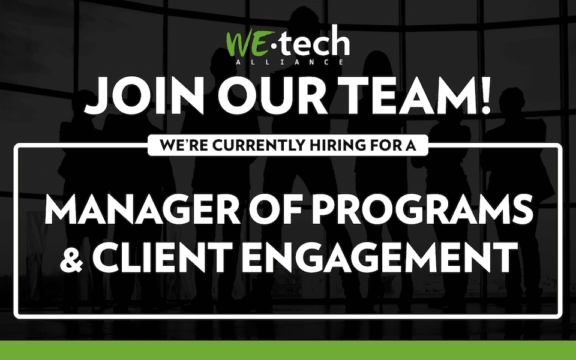 NOW HIRING: Manager of Programs & Client Engagement