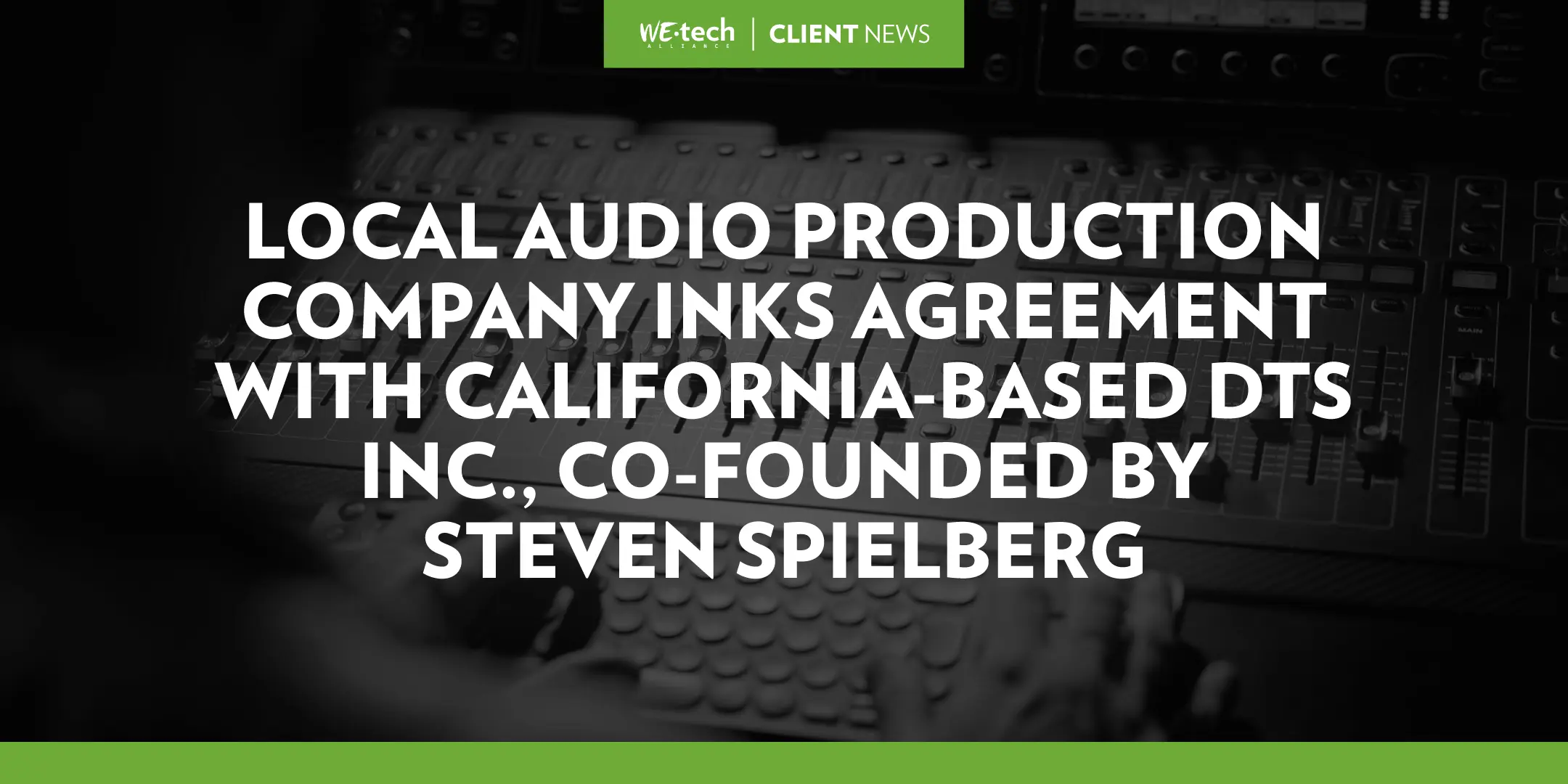 Ddi Productions Local Audio Production Company Inks Agreement with California-Based DTS ...