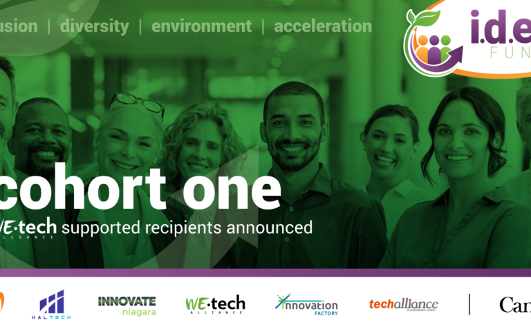 WEtech Alliance provides 19 companies with $567,700 through Cohort 1 of Government of Canada-funded i.d.e.a. Fund