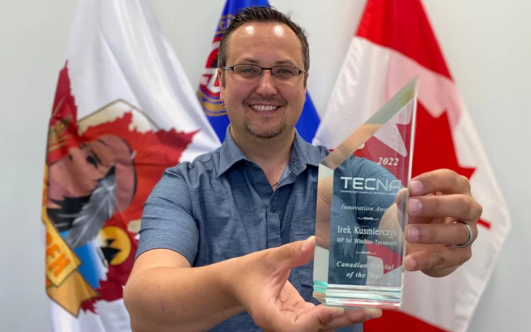 Technology Councils of North America Recognizes MP Irek Kusmierczyk with Innovation Award