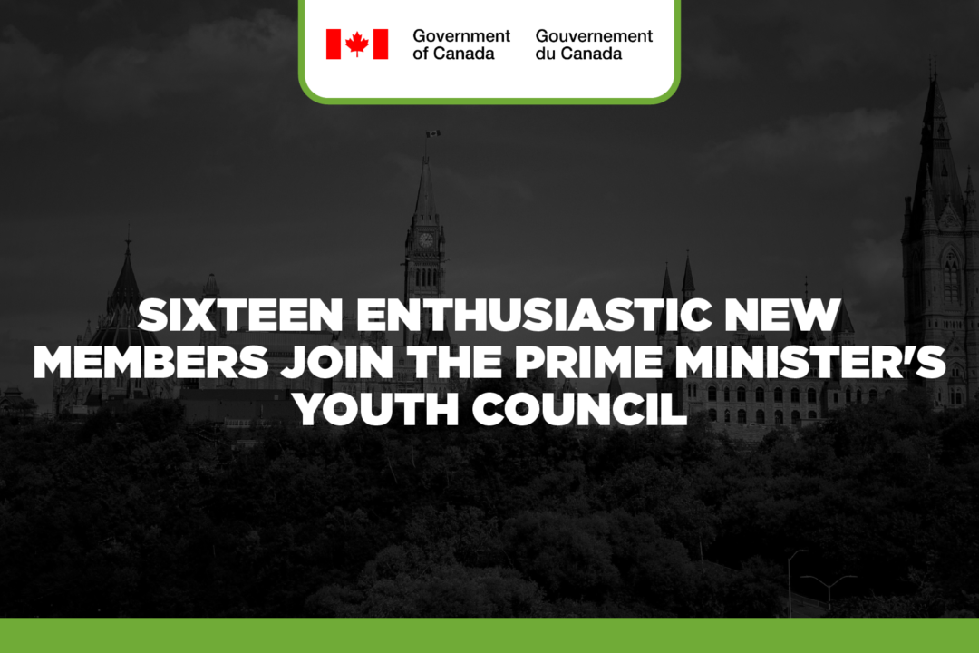 Sixteen enthusiastic new members join the Prime Minister’s Youth Council