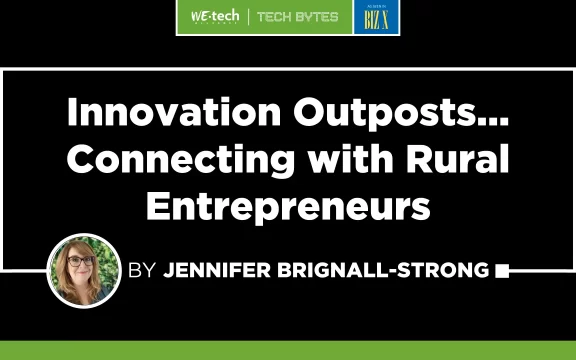 Innovation Outposts… Connecting with Rural Entrepreneurs