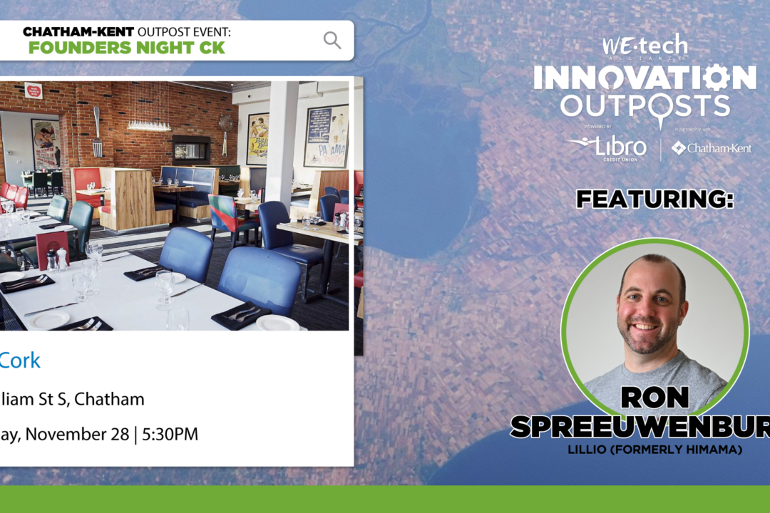 Blenheim Native and Tech Entrepreneur Returns to Chatham-Kent for Founders Night CK