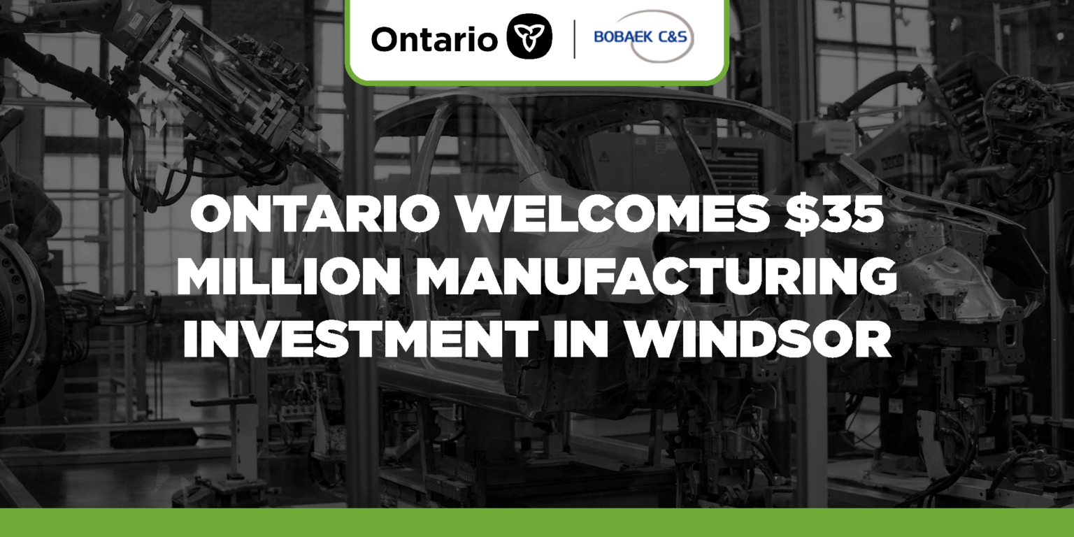 35M Manufacturing Investment in Windsor