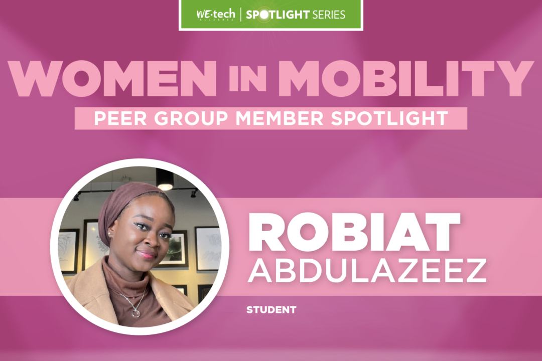 Women in Mobility Spotlight: Robiat Abdulazeez