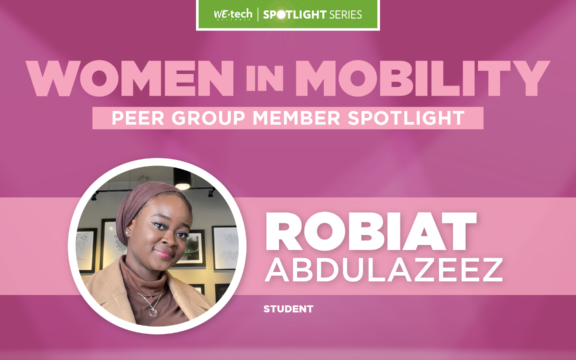 Women in Mobility Spotlight: Robiat Abdulazeez