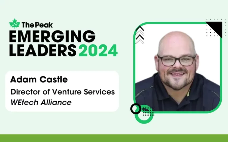 Adam Castle Named to The Peak’s 2024 Class of Emerging Leaders in Entrepreneurship