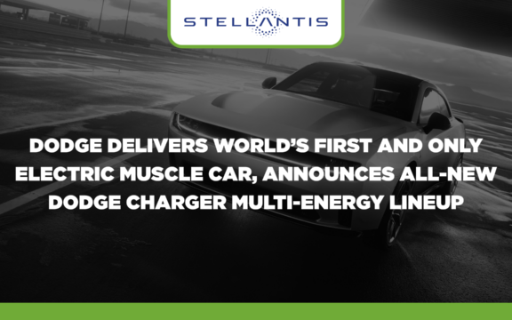Dodge Delivers World’s First and Only Electric Muscle Car, Announces All-new Dodge Charger Multi-energy Lineup