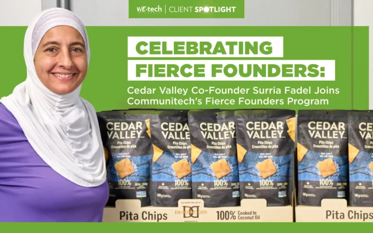 Celebrating Fierce Founders: Cedar Valley Co-Founder Surria Fadel Joins Communitech’s Fierce Founders Program