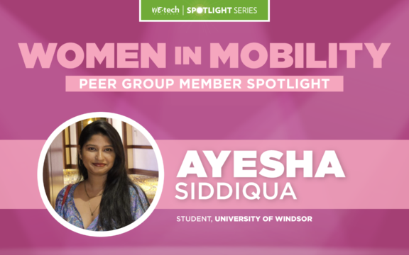 Women in Mobility Spotlight: Ayesha Siddiqua