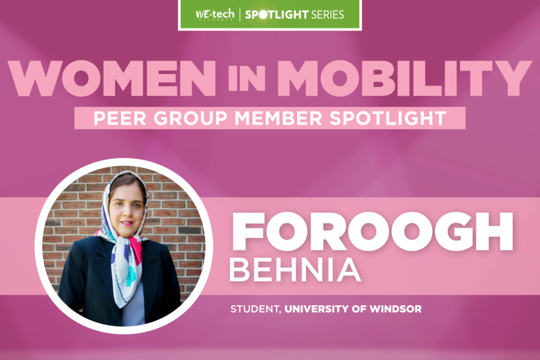 Women in Mobility Spotlight: Foroogh Behnia