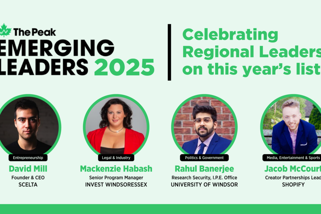 Celebrating Regional Leaders Named to The Peak’s 2025 Emerging Leaders List