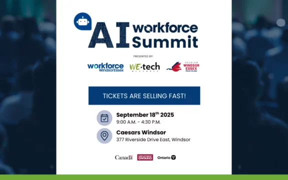 AI Workforce Summit Coming to Windsor to Help Prepare for the Future of Work