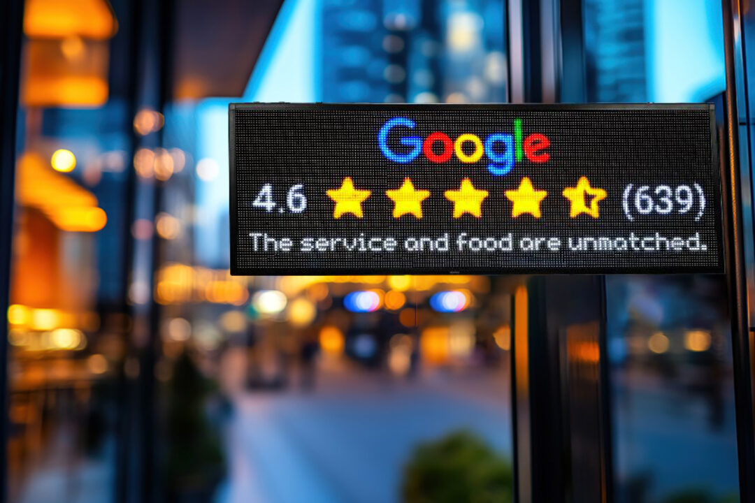 New AI Display Uses Online Reviews to Turn Pedestrians Into Paying Customers