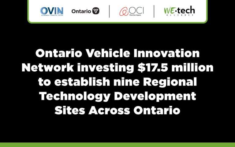 Nine Regional Technology Development Sites Established Across Ontario