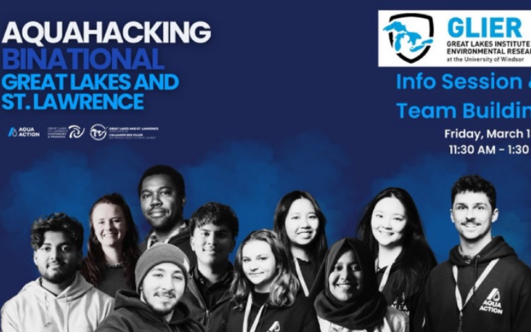 GLIER Teams Up with AquaHacking to Recruit Windsor’s Next Generation of Water Innovators